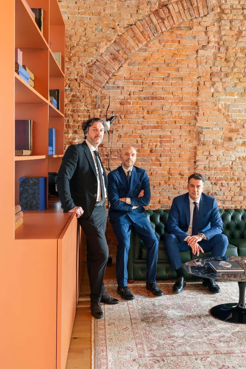 Dettaglio degli interni dello studio